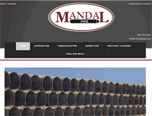 Tablet Screenshot of mandalpipe.com